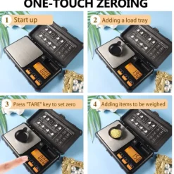 Genopladelig digital lommevægt 200 g/0,01 g Best
