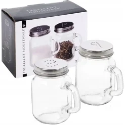 Salt- & Peberstrøere>Glas salt- og peberbøsse