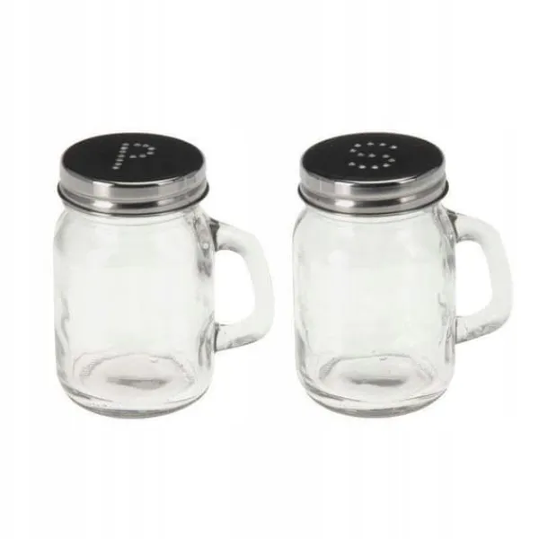 Salt- & Peberstrøere>Glas salt- og peberbøsse