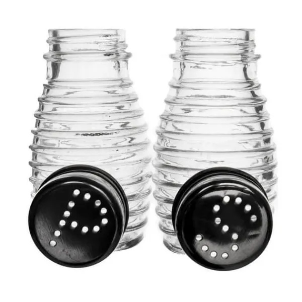Salt- & Peberstrøere>Glas salt- og peberbøsser 2 stk.