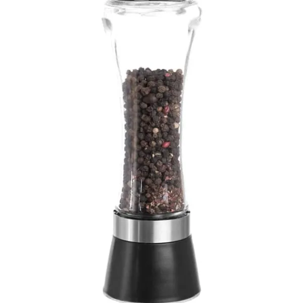 Krydderikværne>Glas salt- og peberkværn, 2 stk., 18,5 cm