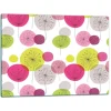 Bordskånere>GLAS SKÆREBRÆT 52x40 BLOMSTER