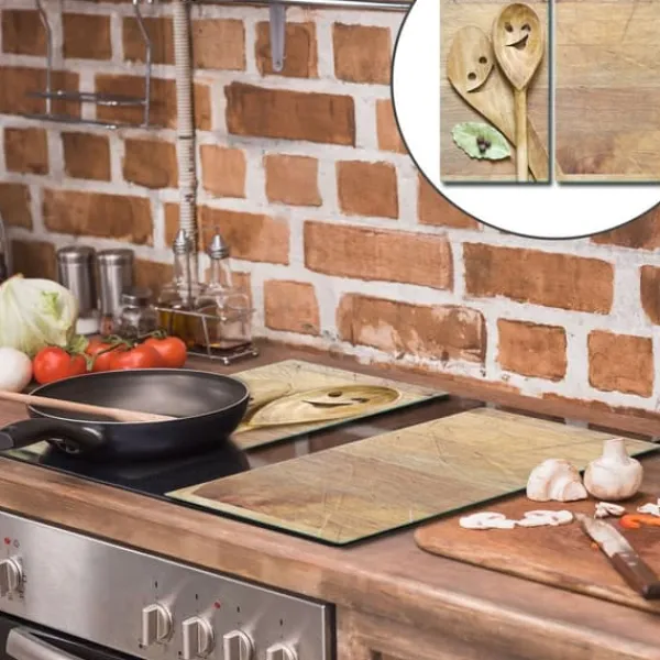 GLAS SKÆREBRÆT 2x 30x52 KØKKEN Outlet