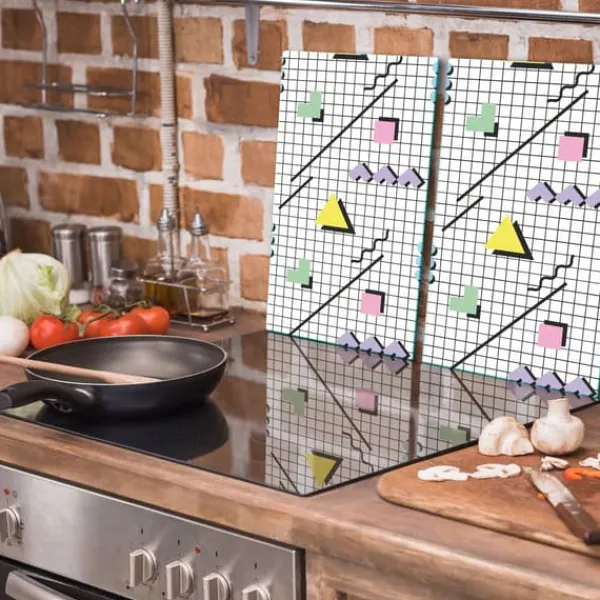 GLAS SKÆREBRÆT 2x 30x52 MØNSTER Hot