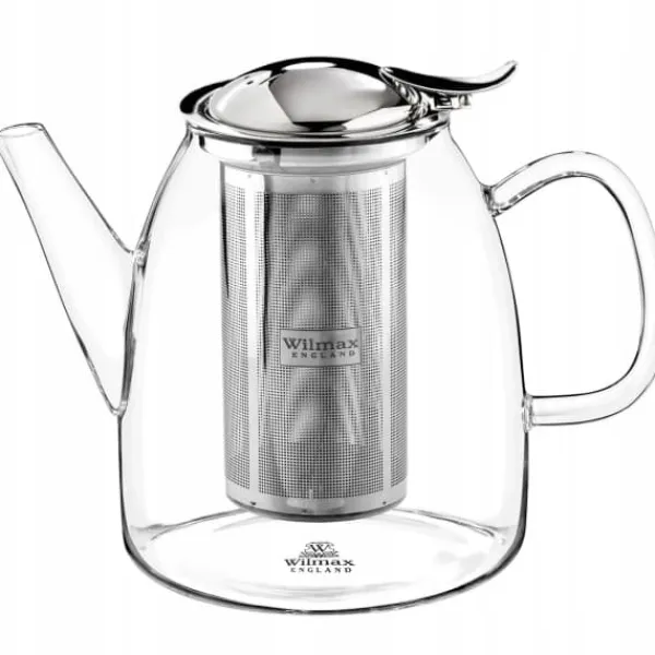 Kaffe- & Tekander>Glas tekande med metal teinfuser 1,45 l