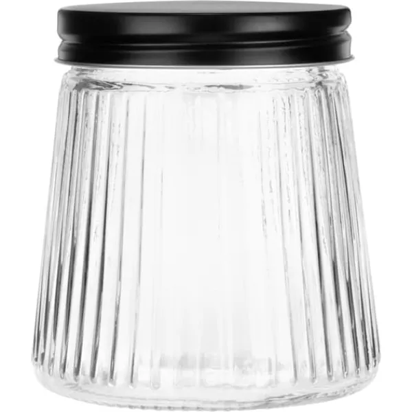 Glasbeholdere til løse produkter med låg 700 ml 3 stk. Discount