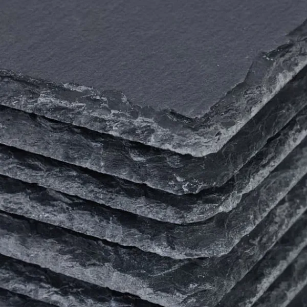 Glasbrik-sæt, 10x10x1 cm, Antracit New