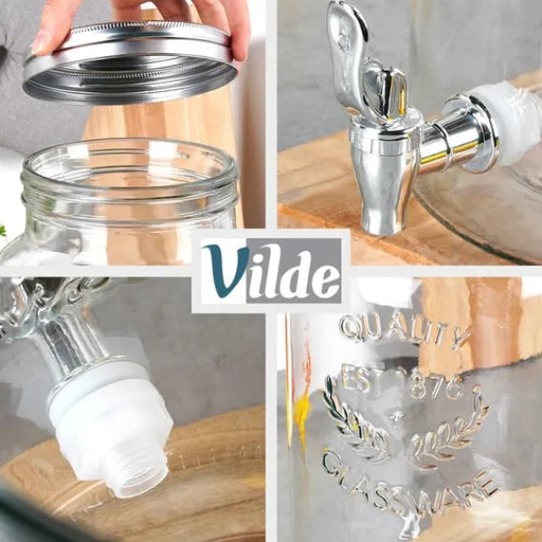 Glasdrikkande med hane 6,2 l Sale