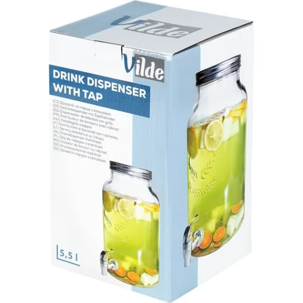 Glasdrikkande med hane 6,2 l Sale