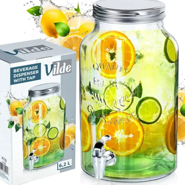 Glasdrikkande med hane 6,2 l Sale