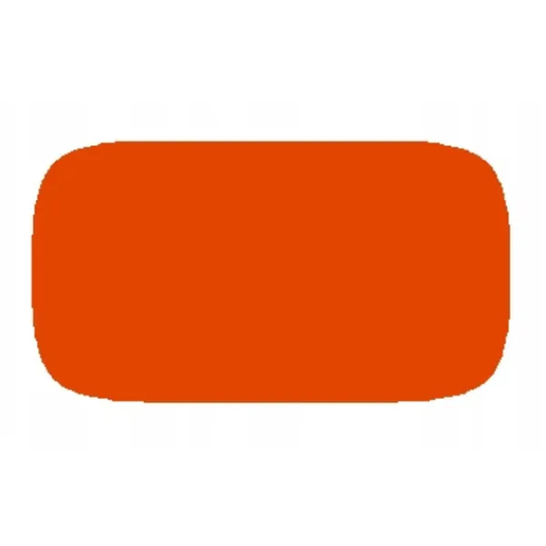 Glasetiket 5,5x3 cm til syltetøj 84 stk. orange mat