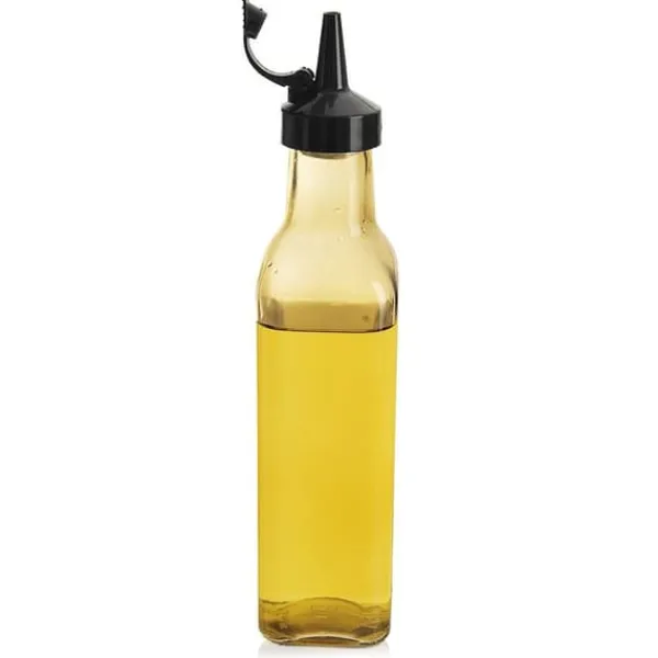 Olie- & Eddikebeholdere>Glasflaske til olie og eddike med dispenser 265 ml