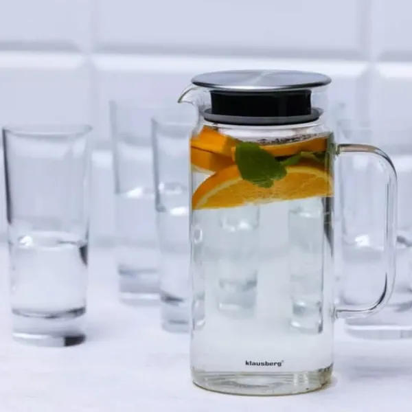 Karafler>GLASKANDE TIL VANDDRIKKE 1,5L KLAUSBERG KB-7687