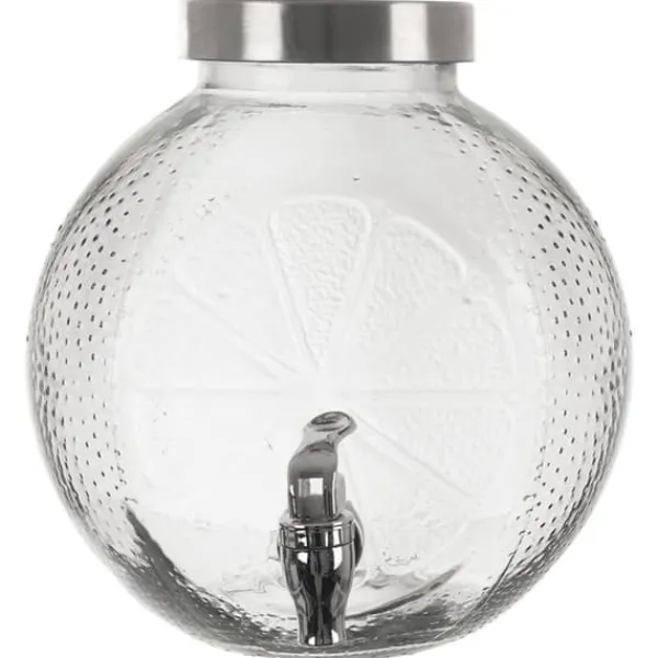 Glaskrukke med hane til drikkevarer, limonade, citron, 5,4L, ORION 143793