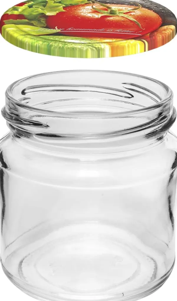 Glaskrukke med låg TO fi66 212ml - 6 stk. Sale