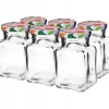 Glaskrukke med låg TO fi53 150ml - 6 stk.