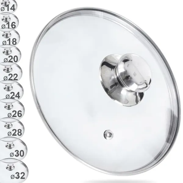 Skålelåg>Glaslåg 22 cm