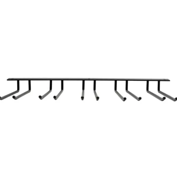 Vinglasholdere>Glass Rack 20 Glasses, Black w Ceiling Mount - Hahn Kitchenware