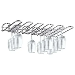 Vinglasholdere>Glass Rack 15 Glasses, Silver - Hahn Kitchenware