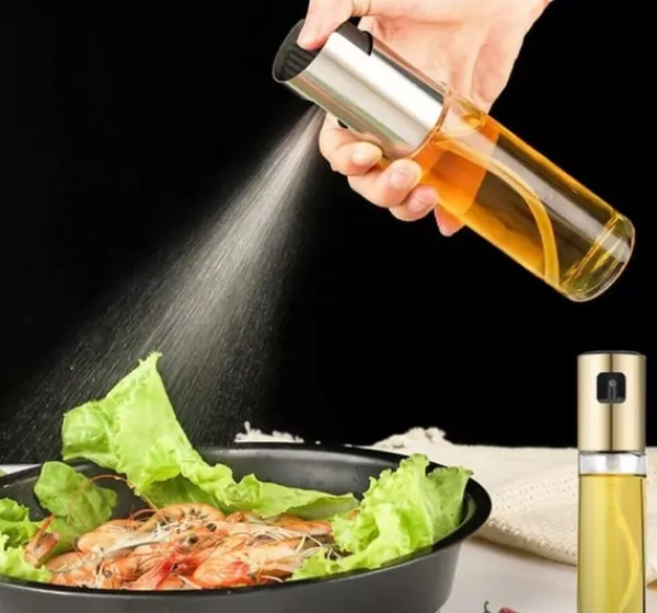 Olie- & Eddikebeholdere>Glassprayflaske til eddike/olie, 100 ml