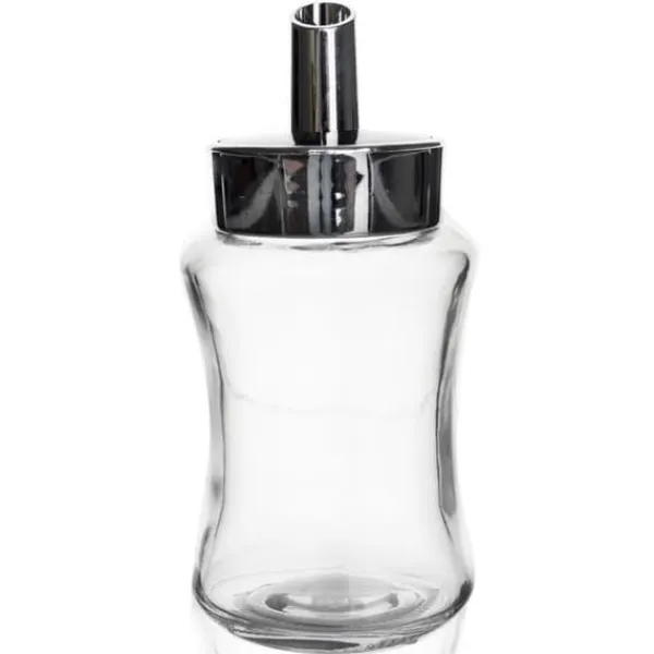 Sockerstrøere>Glassukkerskål med dispenser, sukkerbeholder, 230 ml, ORION 126712