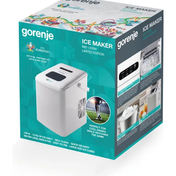 Isproducenter>Gorenje isterningmaskine IMD1200W Kapacitet 1,8 L Hvid