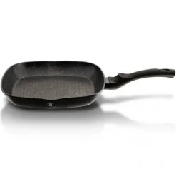 GRANIT GRILLPANDE 28 cm BERLINGER HAUS BH-1846 SORT SØLV