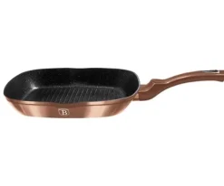 Gryder, Stegepander Og Kasseroller>GRANIT GRILLPANDE 28 cm BERLINGER HAUS BH-1889 ROSE GOLD NOIR