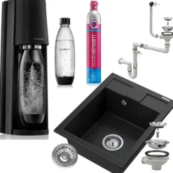 Granitskål 1 kammer BEST + SodaStream Terra Sale