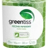 Aftørringspapir>GREENTISS Papirhåndklæde 1 rulle 500 ark 2-lags