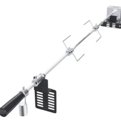 Grill Rotisserisæt, 81,3x99,1 cm, Rustfrit Stål, Elektrisk Motor Discount