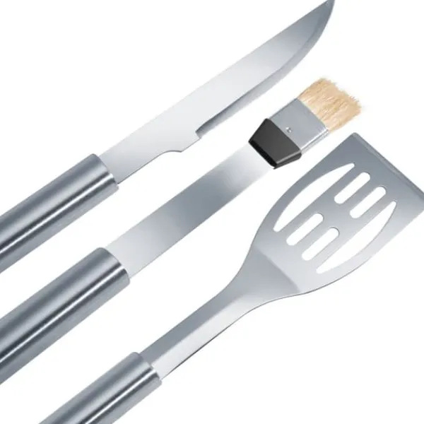 Griller>Grillbestik 18 dele rustfrit stål - grå