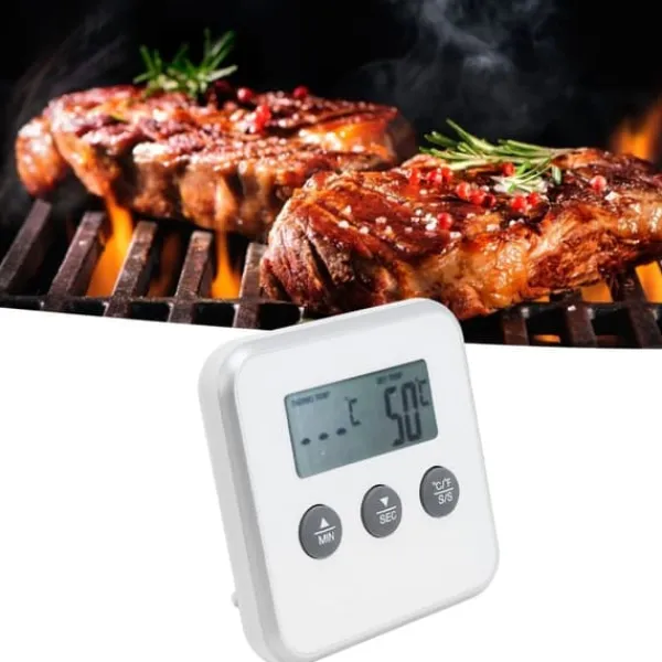 Grillmad Elektronisk LED-termometer Kød BBQ Digitalt termometer Best