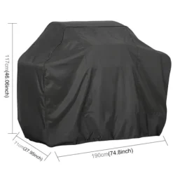 Griller>Grillovertræk 190x70x117cm - beskytter mod vind og vejr