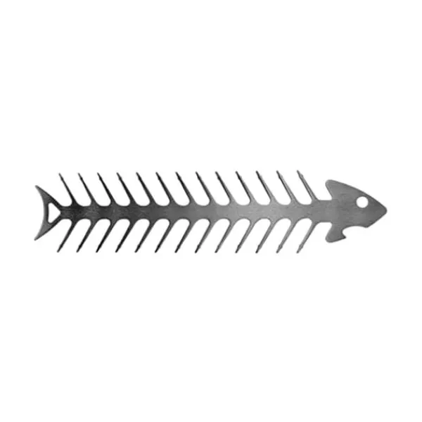 Grillspyd - Fiskeskelet - Rustfrit stål Hot