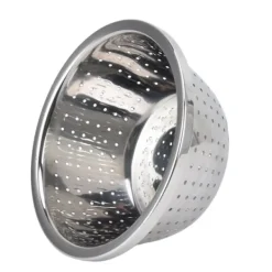 Grönsakstvättkorg Rostsäker multifunktions durkslag i rostfritt stål för kök Hushåll Silver18cm New