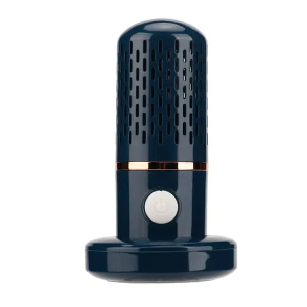 Ultralydsrenser>Grönsakstvättmaskin Multifunktion Trådlös USB Laddning Auto Kapsel Fruktrenare för kök Blå