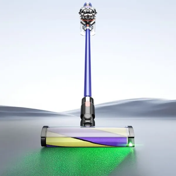 Grønt støvafslørende børstehoved kompatibelt med Dyson V10 Slim/V12 Slim XB Gul Blå Blød Velour Discount