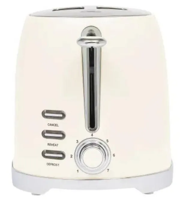 Brødristere, Raclettegrills Og Sandwichtoastere>HADEN Brighton Brødrister HAD211835 Creme