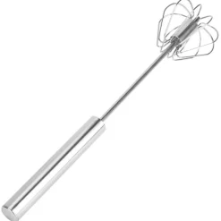 Mixere Og Blendere>Halvautomatisk æggepiskeris i rustfrit stål Mixer Blender Mælkeskummer Køkkenredskaber (K3328#B (M))
