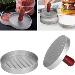 Hamburger Press Non Stick Køkkengrej Multifunktion Fremragende Køkkenredskaber Burger Maker Form Clearance