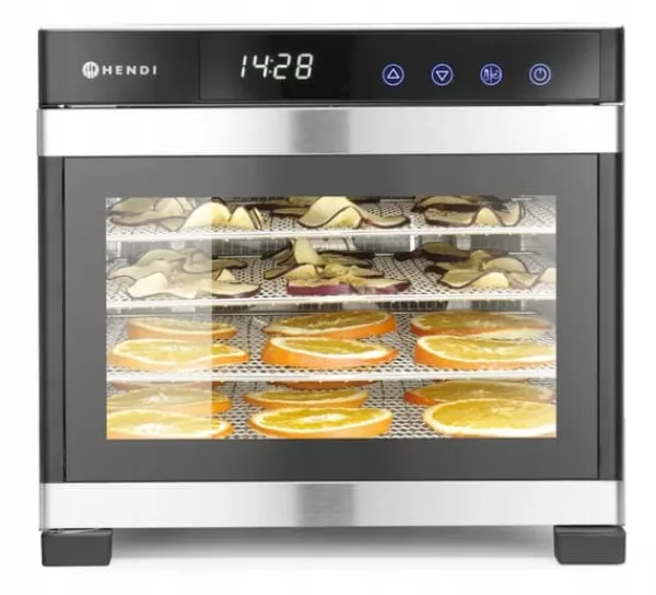 Hendi Profi Line Fødevarestørrer 6 Hylder 650W – Digitalt Panel, Stille Blæser Hot