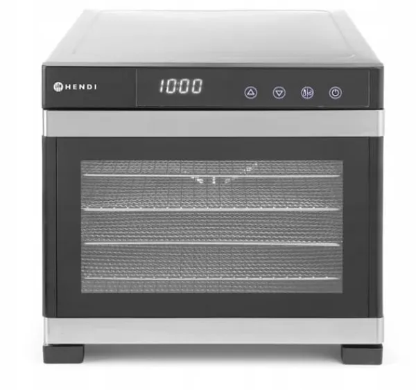 Hendi Profi Line Fødevarestørrer 6 Hylder 650W – Digitalt Panel, Stille Blæser Hot