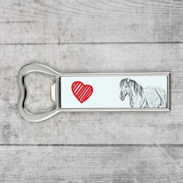 Cocktailshakers & Drinkudstyr>Henson the horse - flaskeåbner med en hest, personlig køleskabsåbner, unik gave til en mand fra Art-Dog