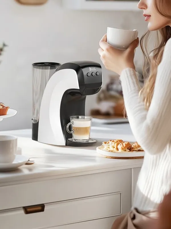Kaffemaskiner Til God Kaffe>HiBREW H3B 2025 kapselkaffemaskine – 19 bar tryk, fungerer med 3 i 1