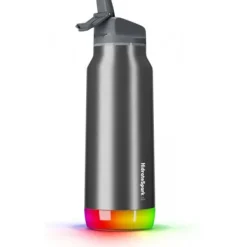HidrateSpark PRO Straw -smart drikkeflaske, 0,95 L, sølv Outlet