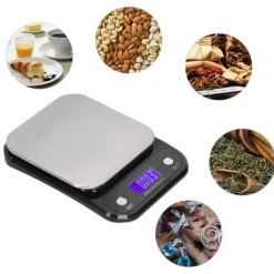 Højpræcisions digital vægt Bærbar elektronisk køkkenvægt Madmålingsværktøj (10 kg/1 g) Sale