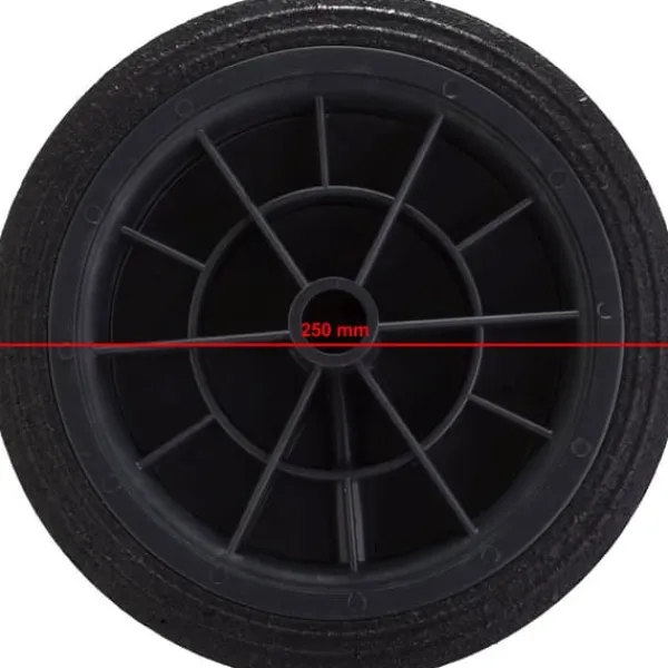 Tilbehør Til Affaldshåndtering>Hjulhjul til gummiaffaldsbeholderens spanddiameter. 250 mm