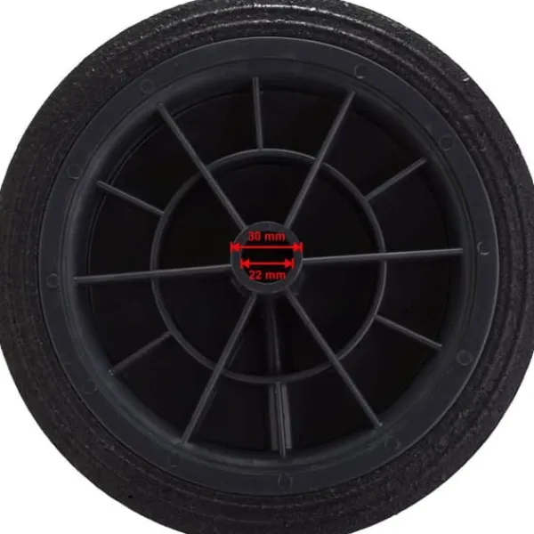 Tilbehør Til Affaldshåndtering>Hjulhjul til gummiaffaldsbeholderens spanddiameter. 250 mm