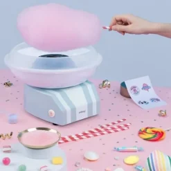 HKoeNIG Candyflossmaskine - SWEE32 - 5,5L kapacitet - 7 madlavningsprogrammer - Temperatur op til 200°C - 450W Hot